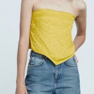 ZARA bandana crop top